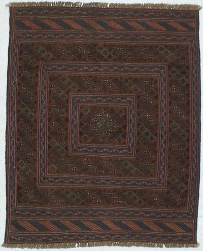 NAVY Beluch Rug #472 • 3′8″ x 5′3″ • 100% Wool