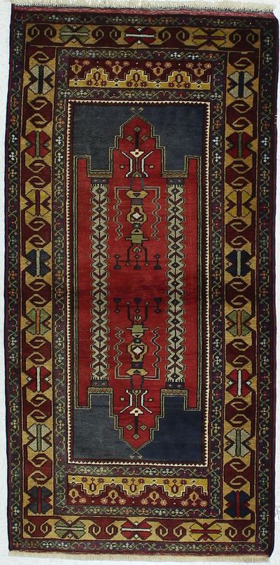 Red Konya Rug #435 • 3′1″ x 5′2″ • 100% Wool