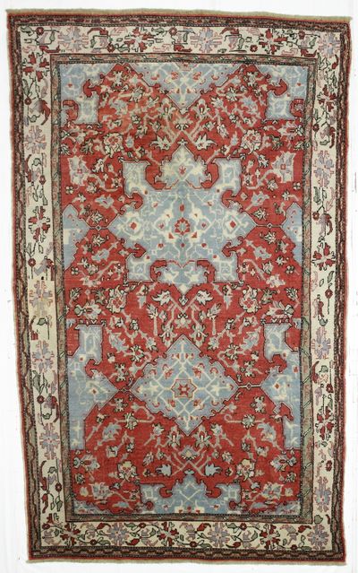 Red Konya Rug #30 • 6′4″ x 10′5″ • 100% Wool