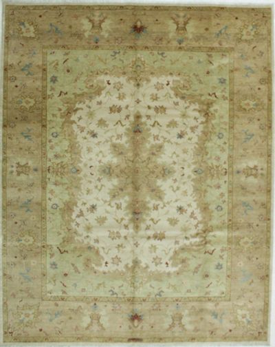 Green Karaman Rug #598 • 8′0″ x 10′4″ • 100% Wool