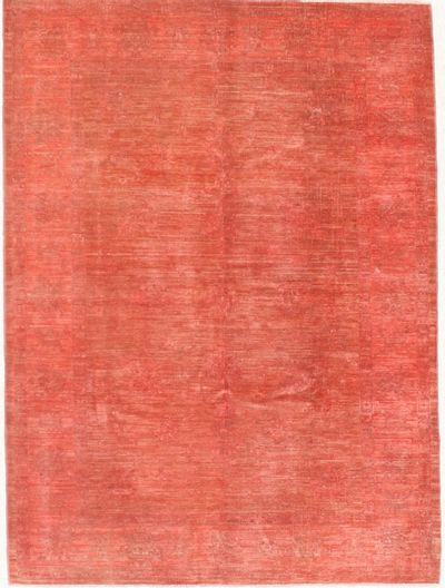 Red Modern Rug #7140 • 5′7″ x 7′7″ • 100% Wool
