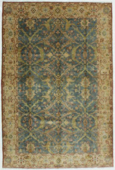 Light Blue Karaman Rug #610 • 6′2″ x 9′2″ • 100% Wool