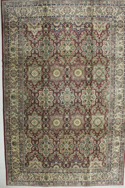 BURGUNDY Ladik Rug #8778 • 10′0″ x 15′2″ • 100% Wool
