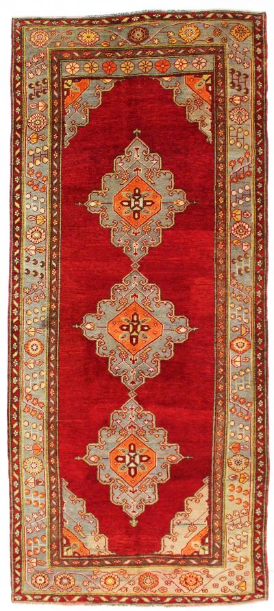 Red Konya Rug #14 • 4′11″ x 11′2″ • 100% Wool