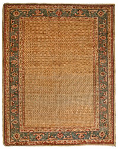 Camel Gordes Rug #580 • 6′8″ x 8′5″ • 100% Wool