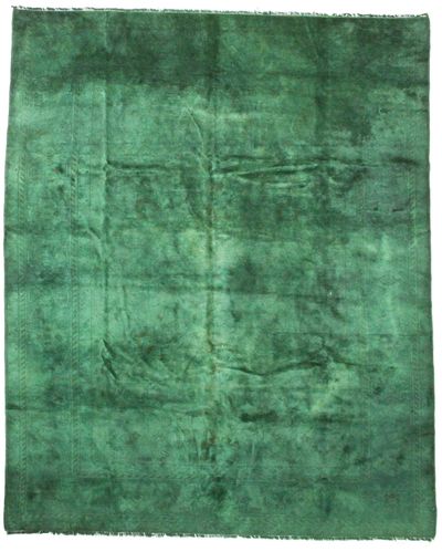 Green Modern Rug #8526 • 7′1″ x 8′8″ • 100% Wool