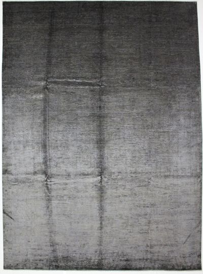 Gray Contemporary Rug #1271 • 10′0″ x 13′6″ • 100% Silk