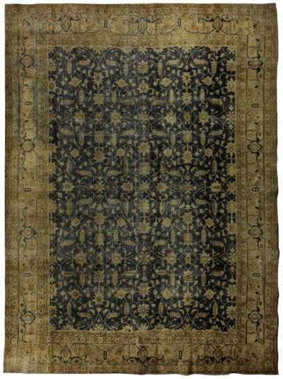 NAVY Modern Rug #7748 • 8′5″ x 11′5″ • 100% Wool