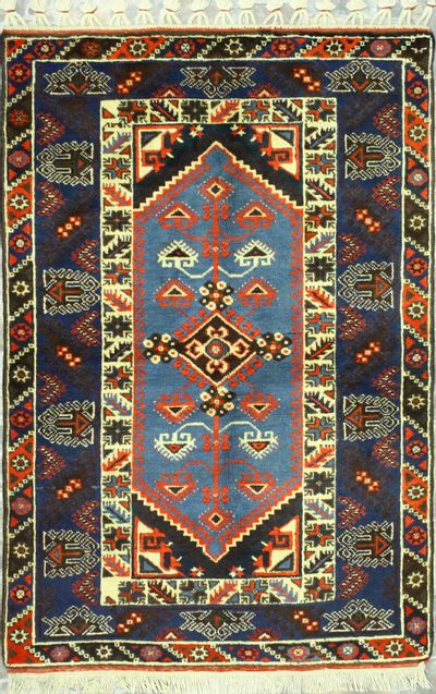 NAVY Dosemealti Rug #446 • 3′10″ x 5′9″ • 100% Wool
