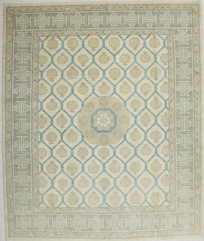 Gold Kothan Rug #6516 • 8′8″ x 10′2″ • Wool on Cotton
