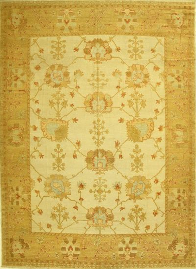 Ivory Gordes Rug #566 • 9′10″ x 13′8″ • 100% Wool