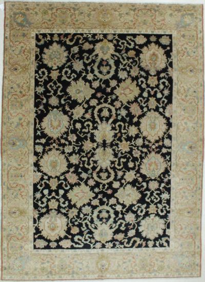 Black Karaman Rug #608 • 9′1″ x 12′8″ • 100% Wool