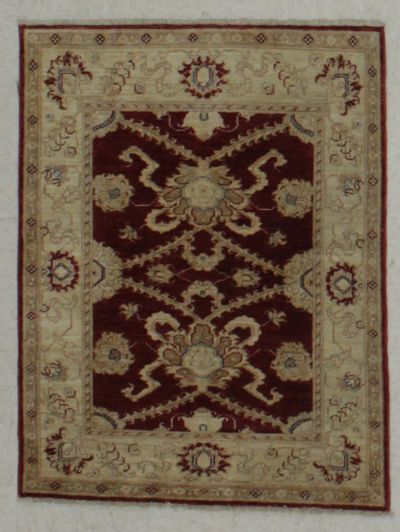 Red Ushak Rug #8804 • 2′9″ x 3′6″ • Wool on Cotton
