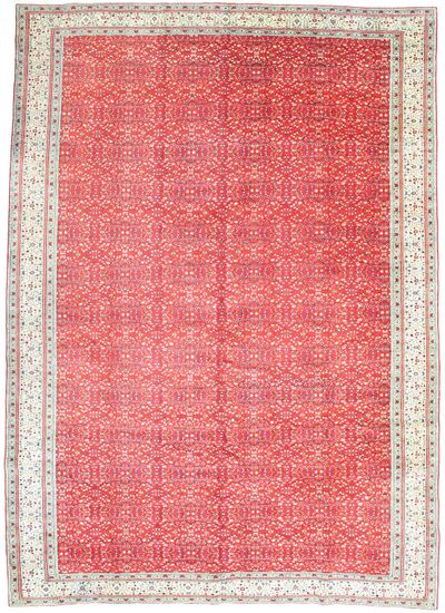 Red Kayseri Rug #2369 • 9′6″ x 13′4″ • 100% Wool