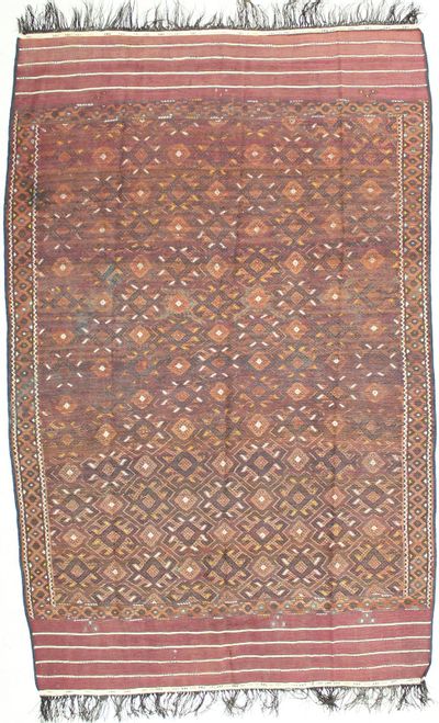 Rust Yamut Rug #1746 • 6′9″ x 10′8″ • 100% Wool