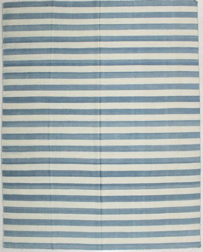 Ivory Modern Rug #1990 • 7′9″ x 9′10″ • 100% Wool
