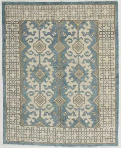 LT BLUE Kothan Rug #6540 • 6′1″ x 4′10″ • Wool on Cotton