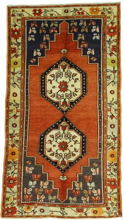 Rust Konya Rug #2759 • 4′3″ x 7′11″ • 100% Wool