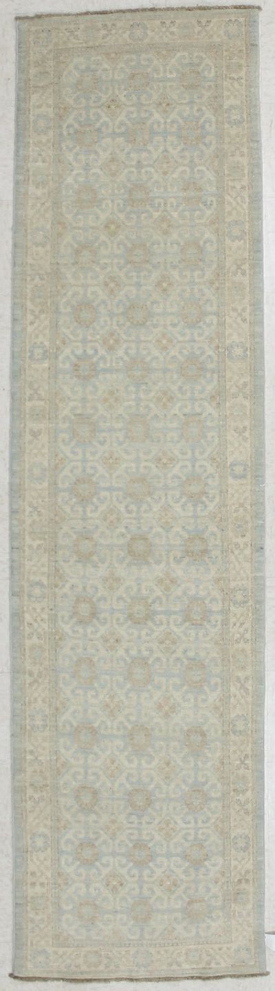 Light Blue Kothan Rug #2843 • 2′8″ x 10′6″ • Wool on Cotton