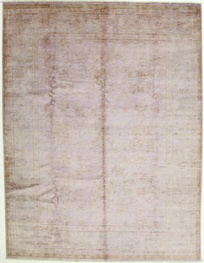 Purple Himalaya Rug #2045 • 8′1″ x 10′7″ • Wool on Silk