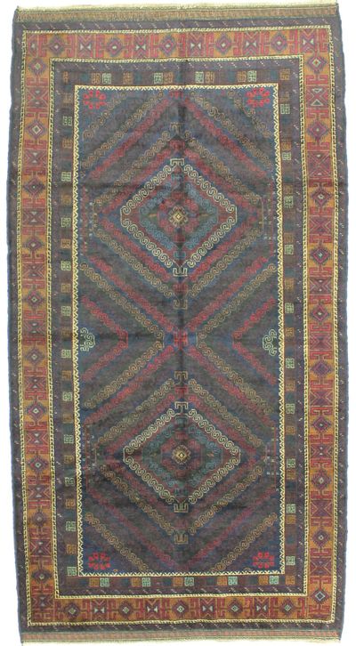 NAVY Beluch Rug #1734 • 4′8″ x 8′5″ • 100% Wool