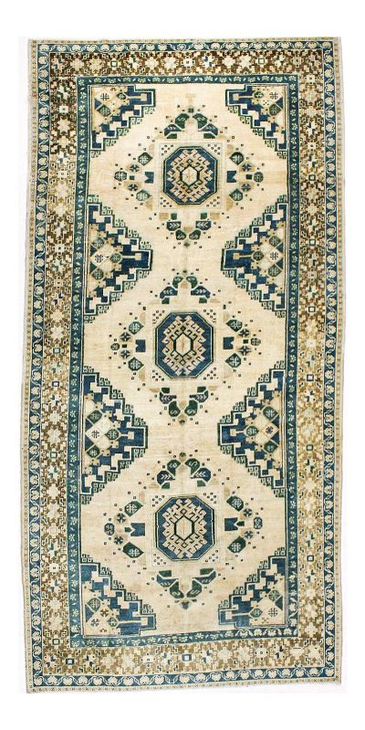 Ivory Konya Rug #1041 • 5′2″ x 10′8″ • 100% Wool