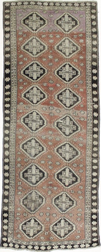 Rust Konya Rug #1170 • 4′6″ x 11′9″ • 100% Wool