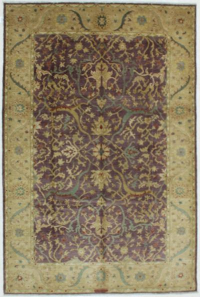 Purple Karaman Rug #604 • 5′11″ x 8′11″ • 100% Wool