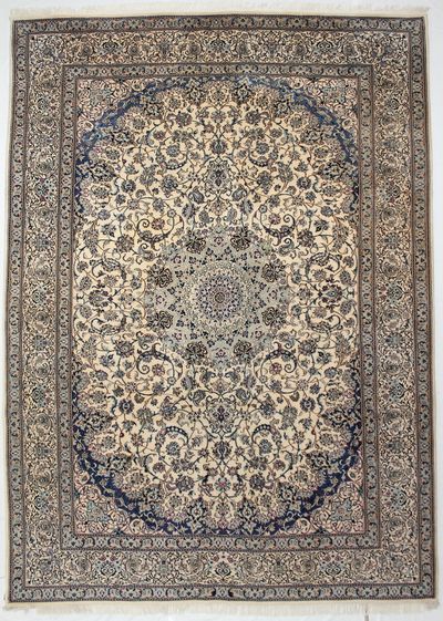 Ivory Nain Rug #2021 • 9′6″ x 13′2″ • 100% Wool