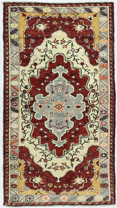 Multicolor Konya Rug #75 • 3′5″ x 6′2″ • 100% Wool