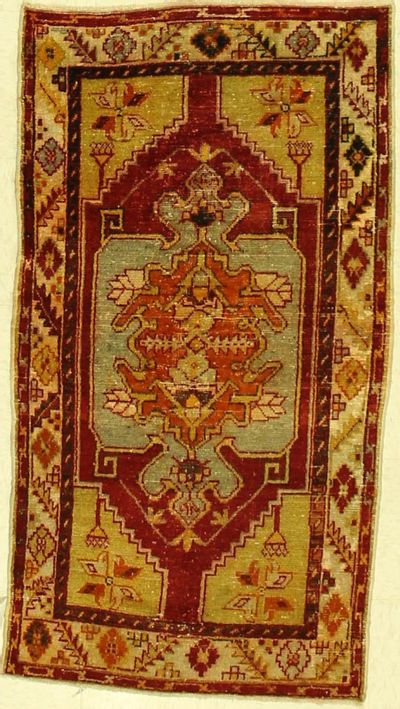 Red Kirsehir Rug #768 • 2′7″ x 4′9″ • 100% Wool