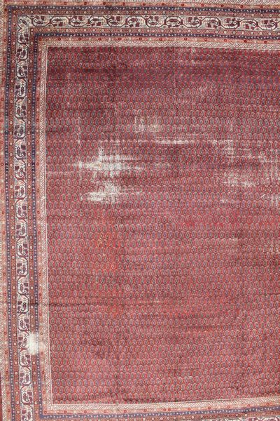 Red Tabriz Rug #1074 • 12′11″ x 16′9″ • Wool on Cotton