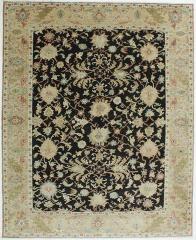 Black Karaman Rug #543 • 9′3″ x 11′5″ • 100% Wool