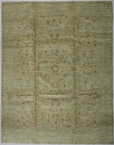 Gold Ushak Rug #8726 • 8′9″ x 11′7″ • 100% Wool