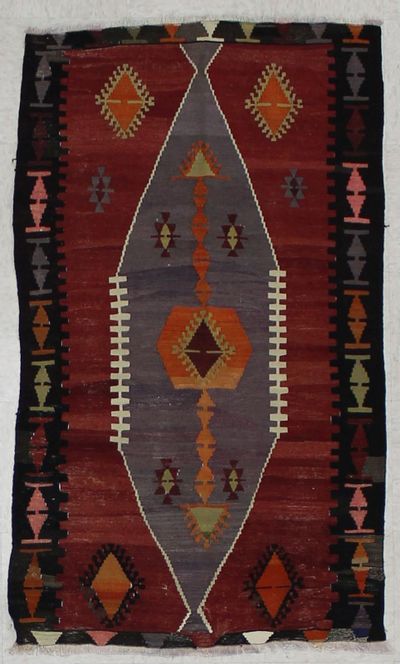 Peach Sivas Rug #1525 • 2′10″ x 5′0″ • 100% Wool