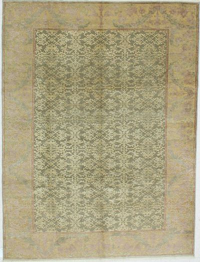 Green Sivas Rug #584 • 6′10″ x 9′1″ • 100% Wool