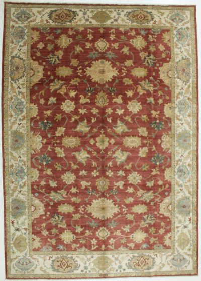 BURGUNDY Karaman Rug #542 • 9′10″ x 14′0″ • 100% Wool