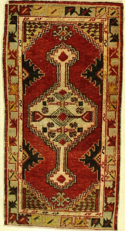 Red Konya Rug #769 • 2′9″ x 5′3″ • 100% Wool