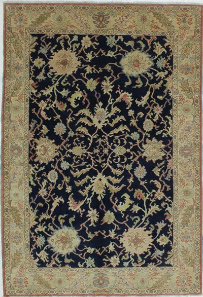Black Karaman Rug #510 • 6′2″ x 9′2″ • 100% Wool