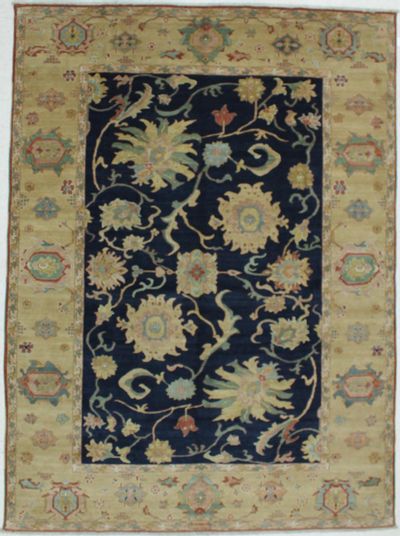 Black Karaman Rug #612 • 8′0″ x 10′10″ • 100% Wool
