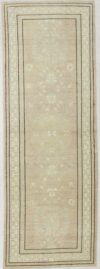 Ivory Kothan Rug #1691 • 3′5″ x 9′6″ • 100% Wool