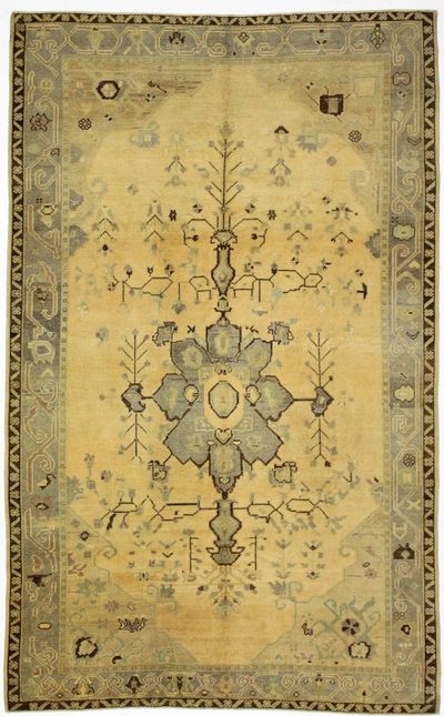 Ivory Konya Rug #70 • 5′10″ x 9′5″ • 100% Wool