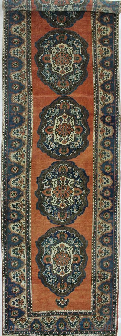 Peach Konya Rug #1028 • 5′3″ x 21′7″ • 100% Wool