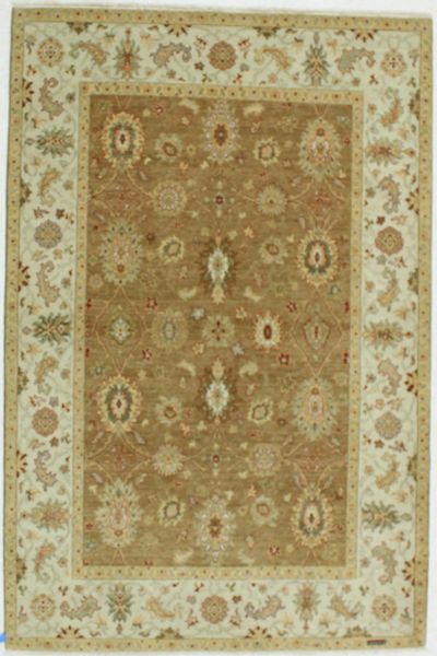 Brown Esme Rug #660 • 6′0″ x 9′0″ • 100% Wool