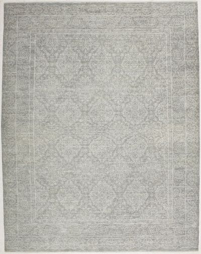 Gray Ushak Rug #2796 • 9′0″ x 11′5″ • 100% Wool