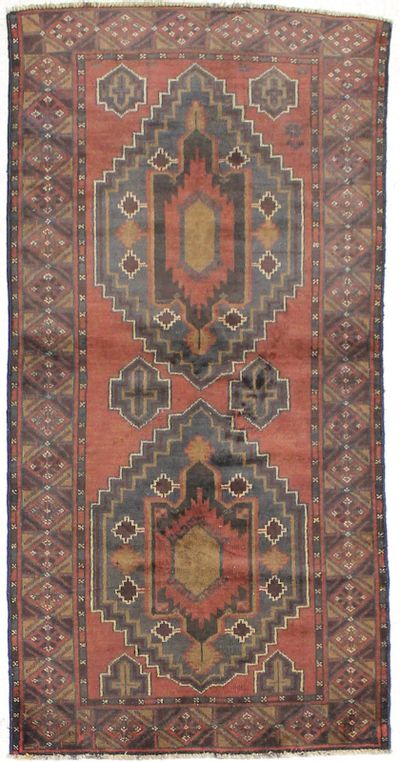Brown Beluch Rug #1638 • 3′1″ x 6′3″ • 100% Wool