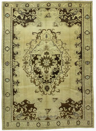 Ivory Konya Rug #80 • 6′10″ x 9′9″ • 100% Wool