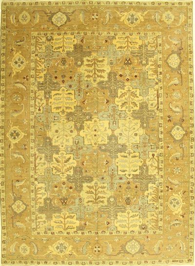 Brown Esme Rug #526 • 9′11″ x 13′7″ • 100% Wool