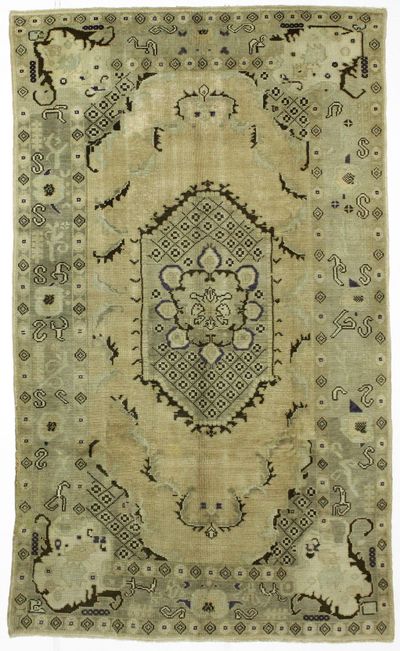 Ivory Konya Rug #29 • 5′9″ x 9′9″ • 100% Wool