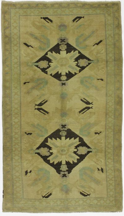 Black Konya Rug #180 • 4′8″ x 8′3″ • 100% Wool